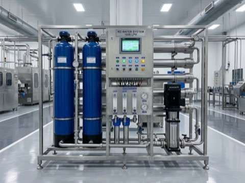 1000 LPH Industrial RO Plant in Sahibabad Site-IV